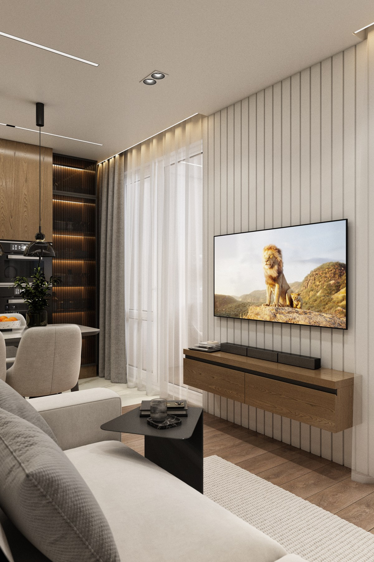 Квартира со своим характером в ЖК Солярис. Дизайн-проекты жилых и общественных пространств во Владивостоке