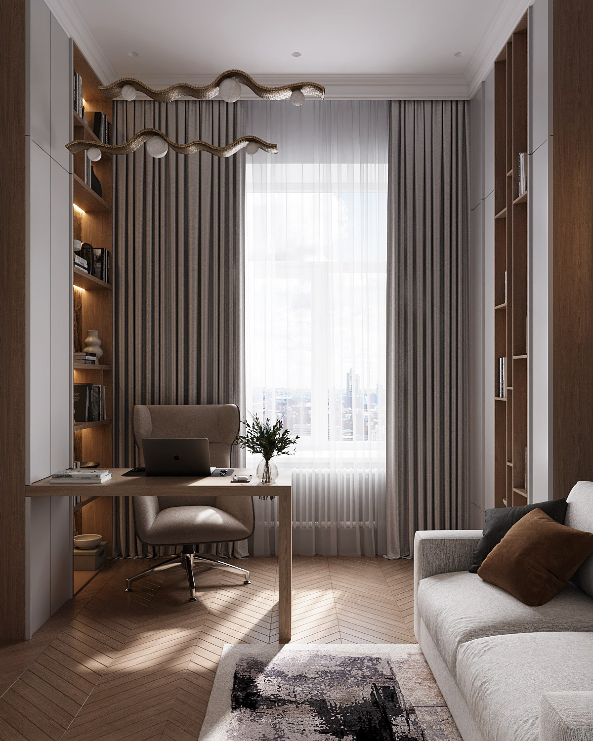 Остоженка. Дизайн интерьера в Москве