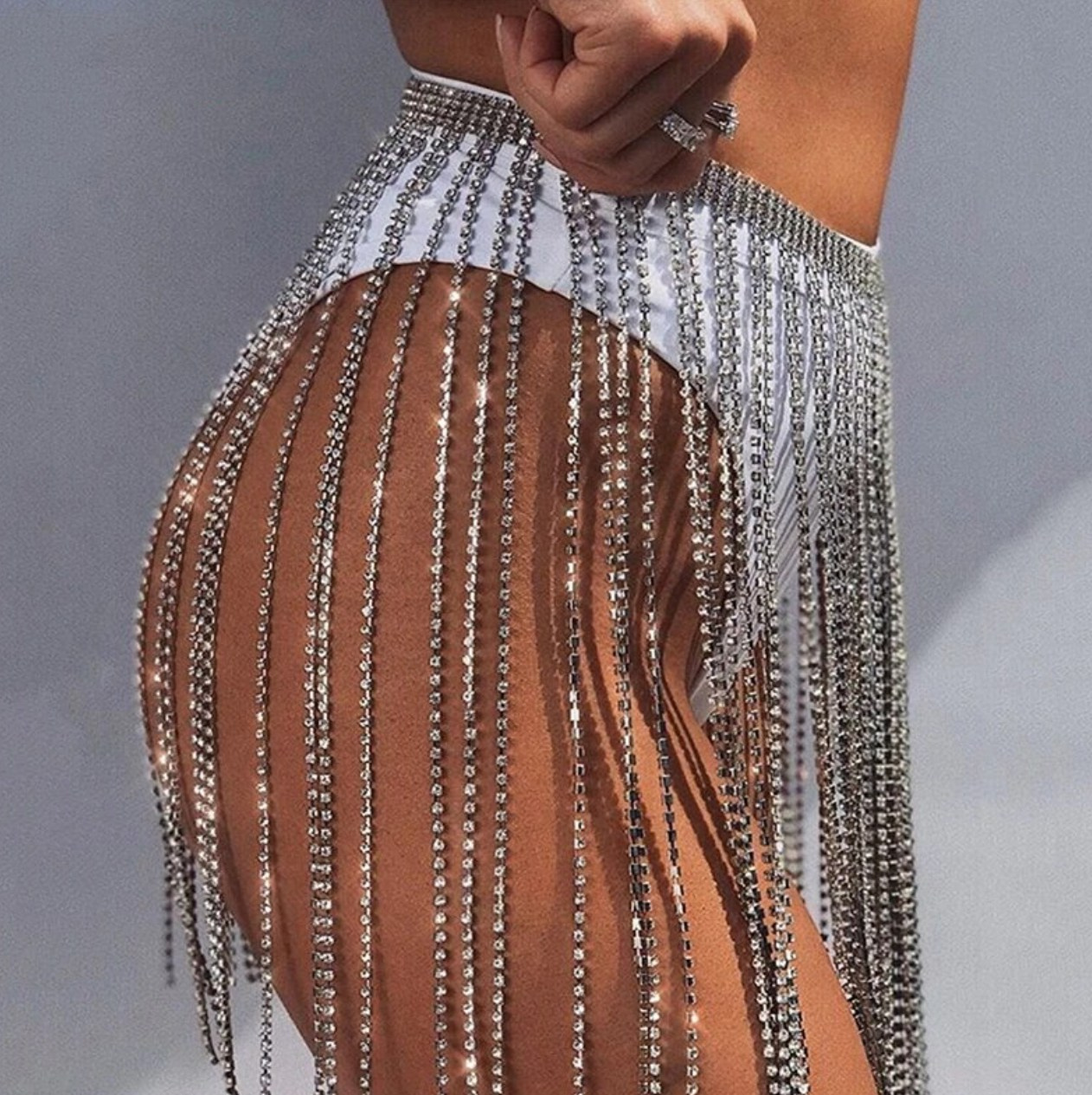  Юбка металлическая со стразами 500 руб/час ONE SIZE | Залоговая стоимость - 2500 руб