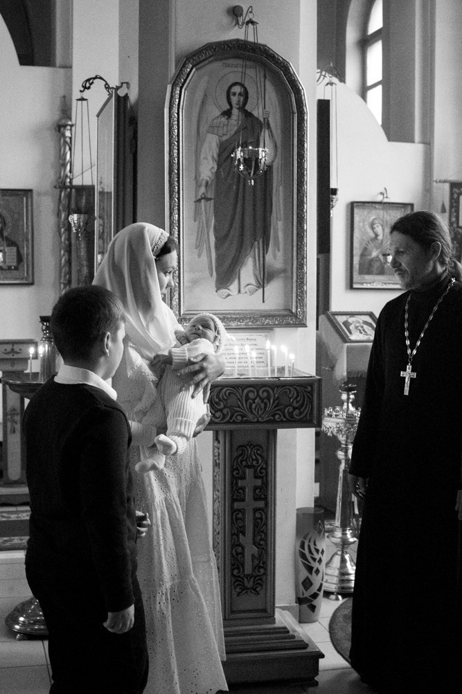 Таинство крещения Демитрия. Семейный и детский фотограф Смоленск