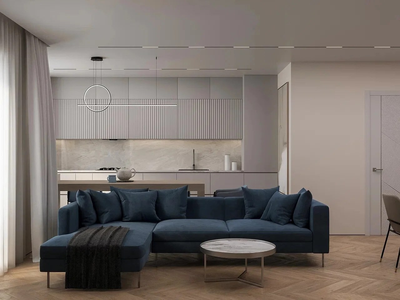 Учительская, Тверь. Modern Muf студия дизайна интерьера