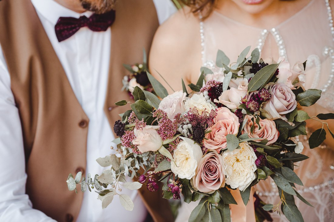 Романтическая свадебная фотография