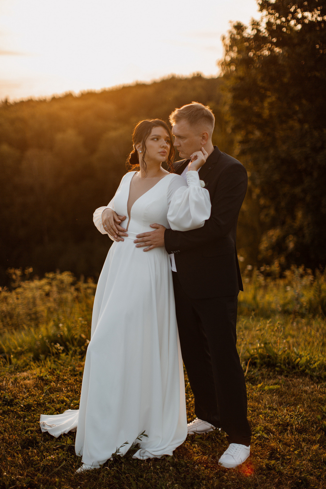 Веселая свадебная фотосессия в изгибе ярославль. Свадебный фотограф Ярославль Дмитрий Васячкин