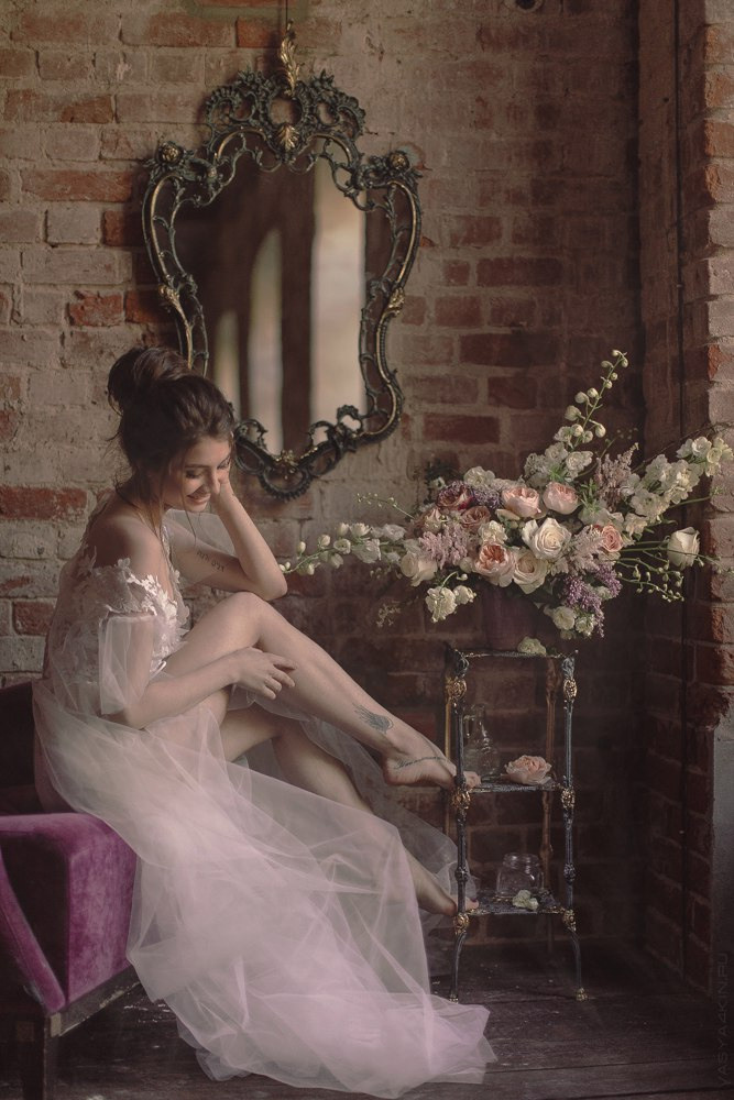 свадебная фотография в магазине атрибутики