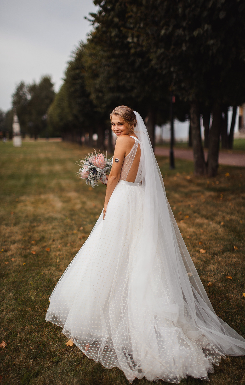  Влюбленная пара на фоне Красной Площади