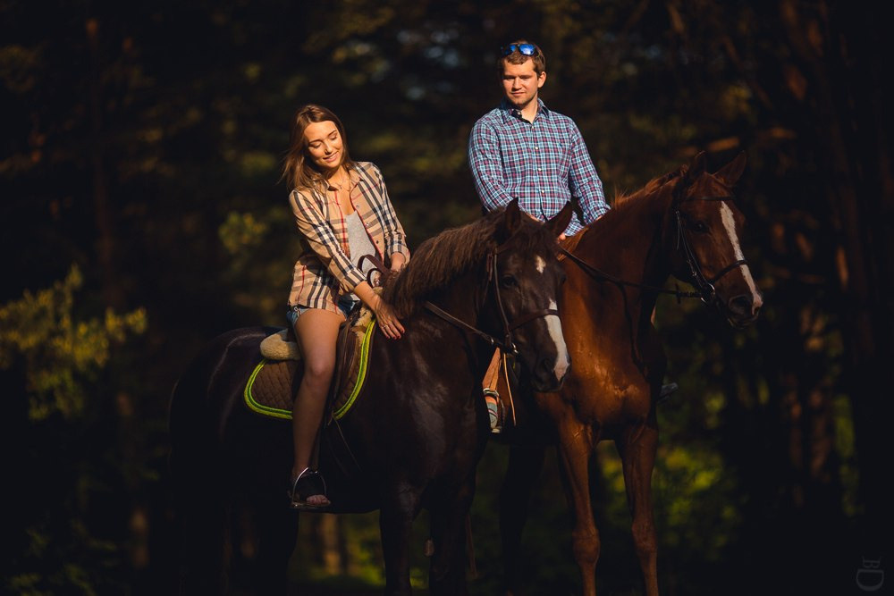 Романтический свадебный портрет