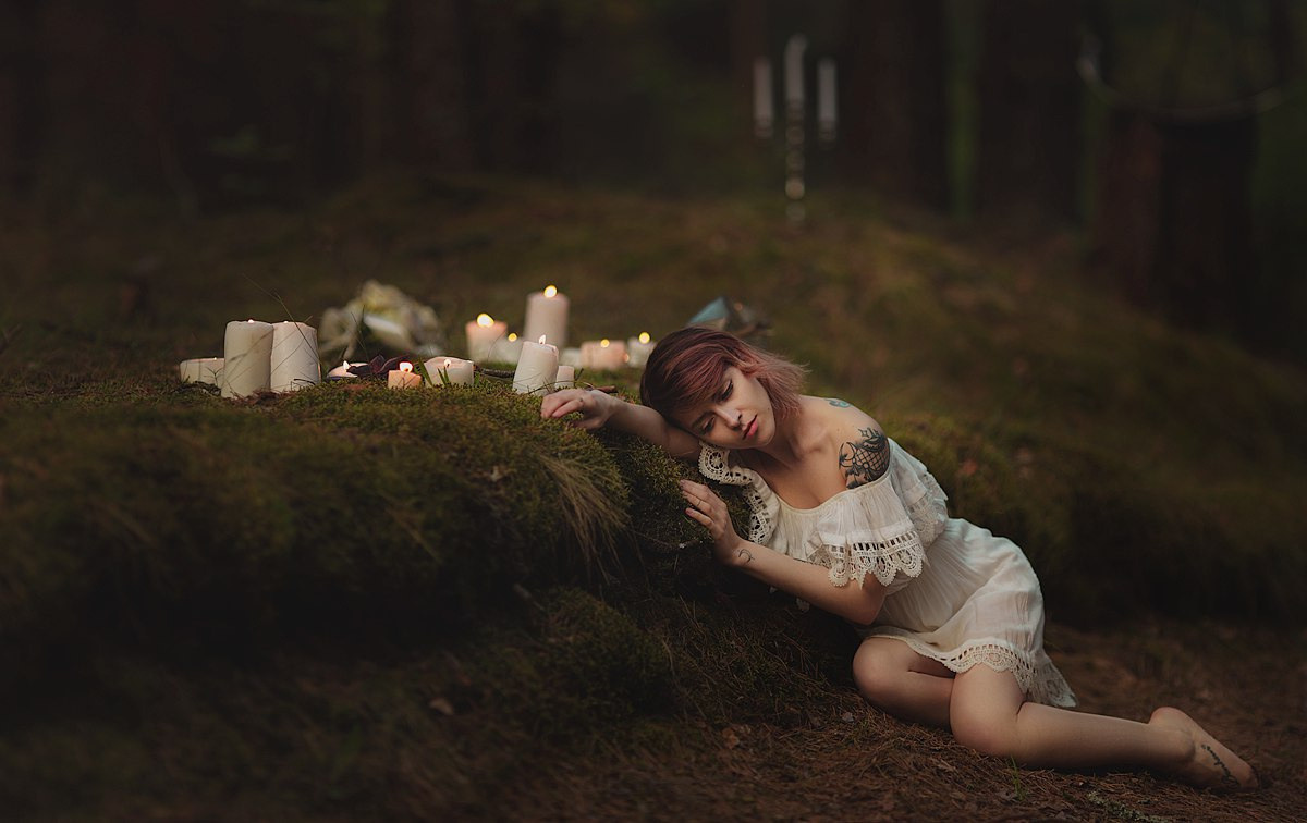 под нежным платком