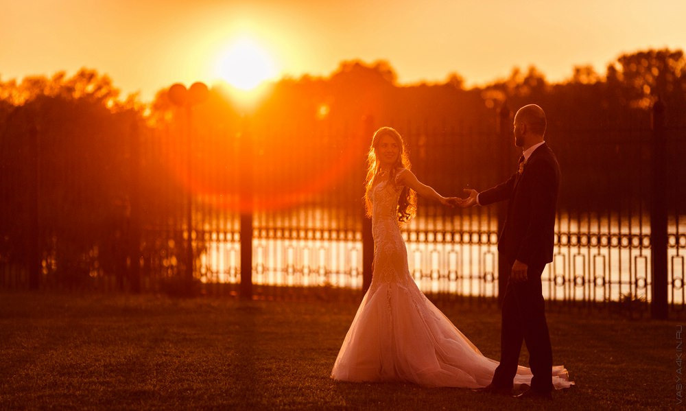 Свадебные фотографии в парке