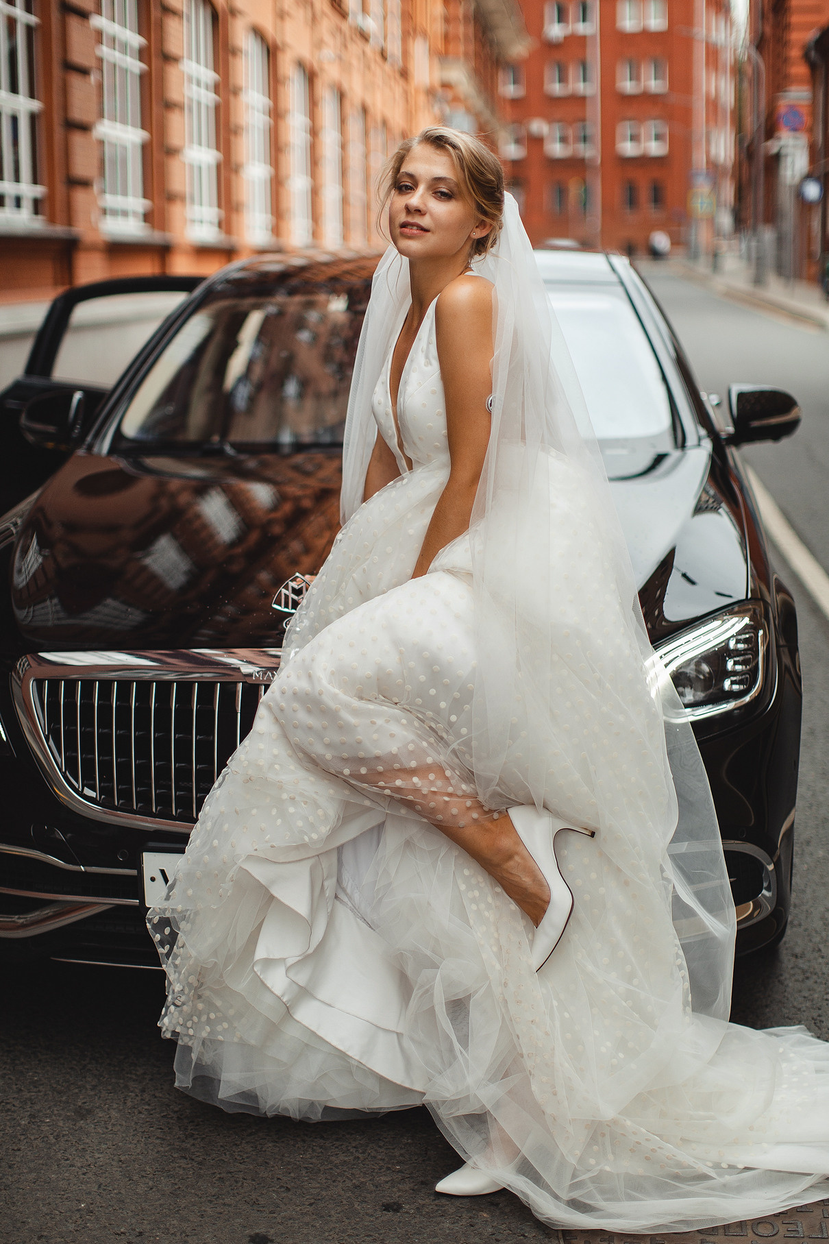  Поцелуй любви на фоне московских достопримечательностей