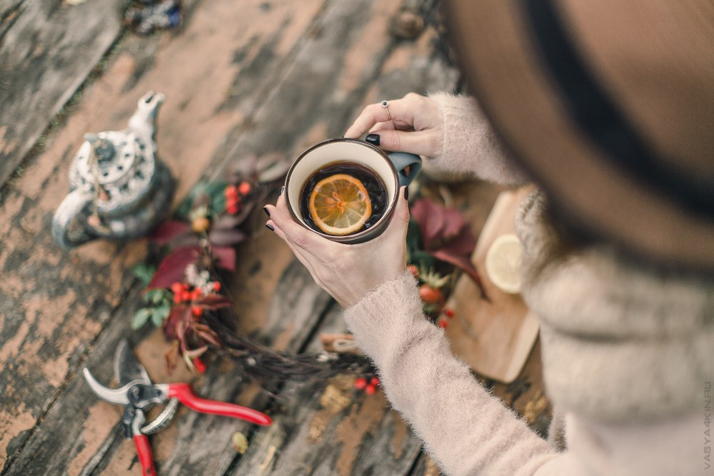 с дыма и огня