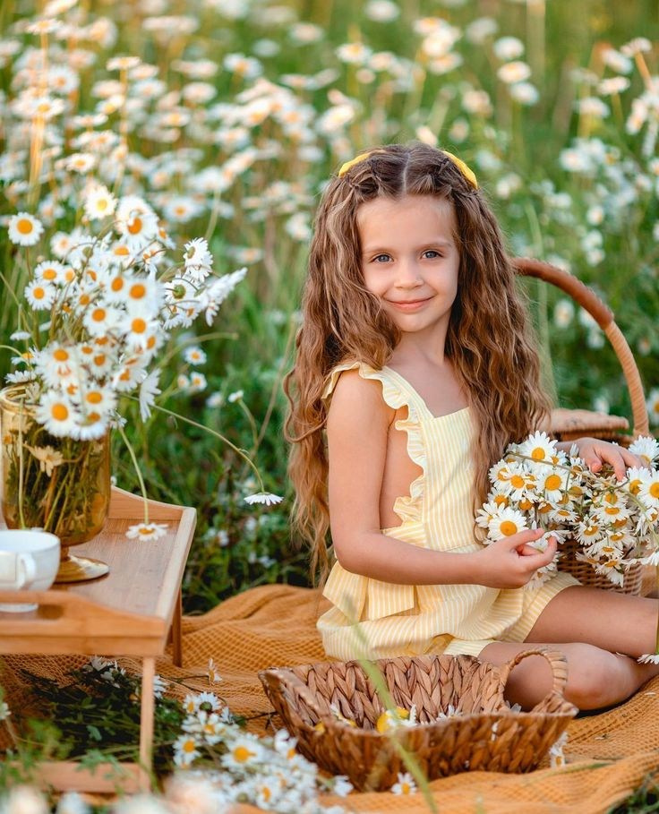 Рекомендации по образам на фотосессию с ромашками. Фотограф в Санкт-Петербурге, Анна Скворцова