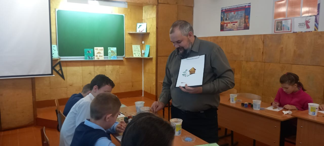 Мастер-класс для СОШ № 3. Сувениры и подарки с Ордынской росписью | Новосибирск