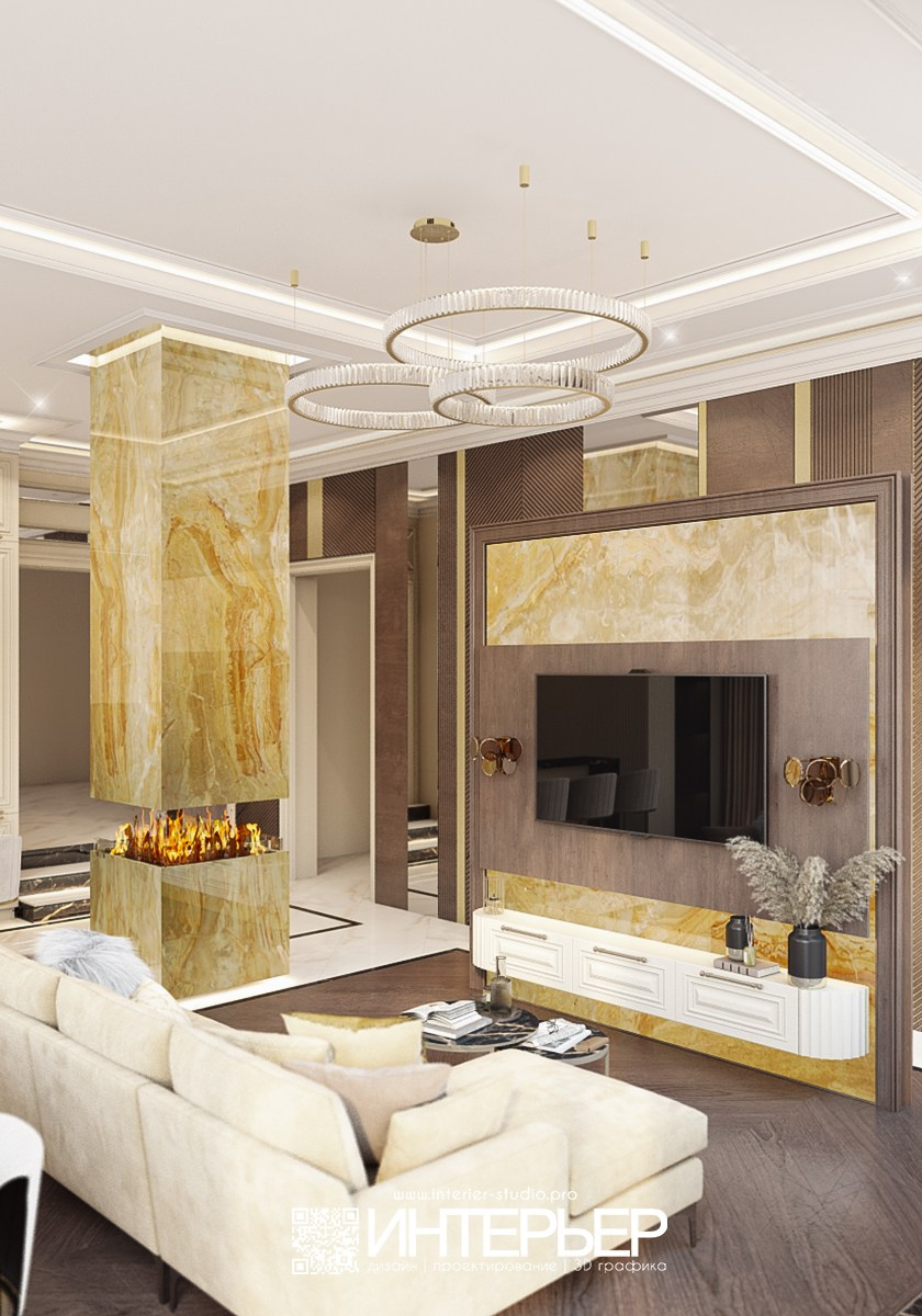 Дизайн-проект дома Ильи и Галины. Зона гостиной, кухни и столовой.Исправления. Дизайн интерьера, 3D визуализация и 3D моделирование. Создание проектов и чертежей. КМВ: Кисловодск, Пятигорск, Ессентуки и удаленно