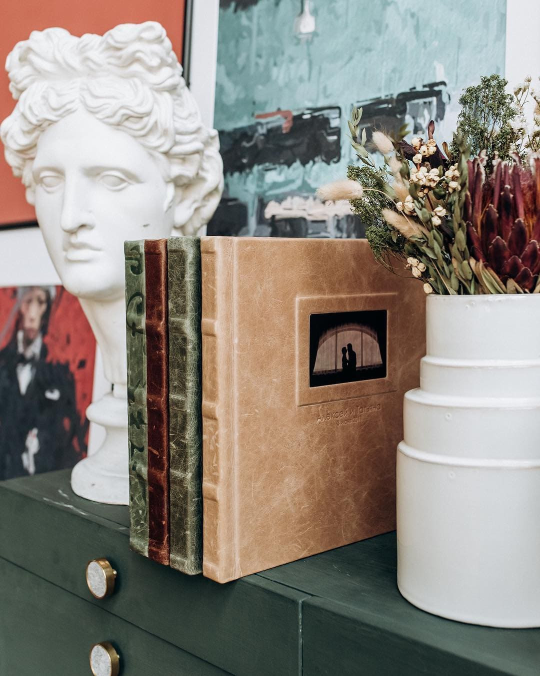 Классическая печать, кожаная обложка. Свадебный и Семейный фотограф в Минске Сергей Ильин