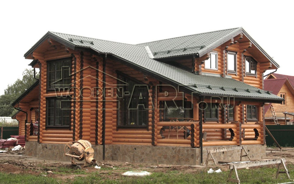 Сычево 273 кв. м. Проекты деревянных домов