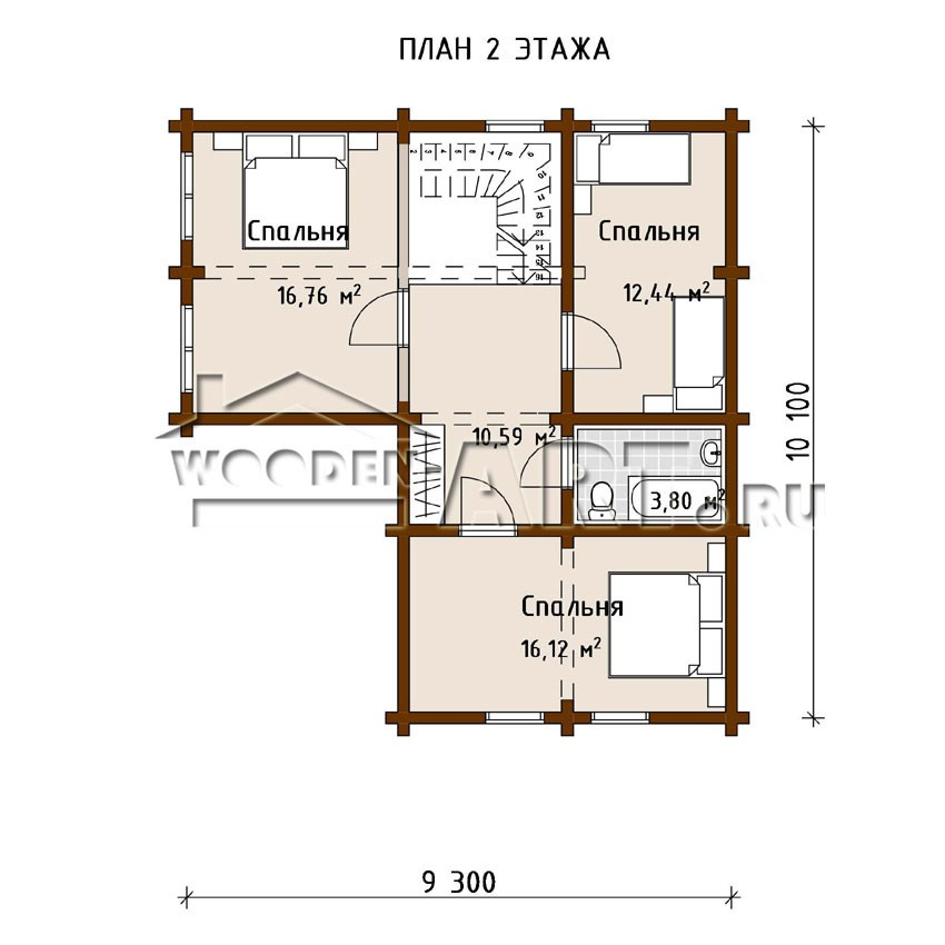 «Завидово» 201 кв. м. Проекты деревянных домов