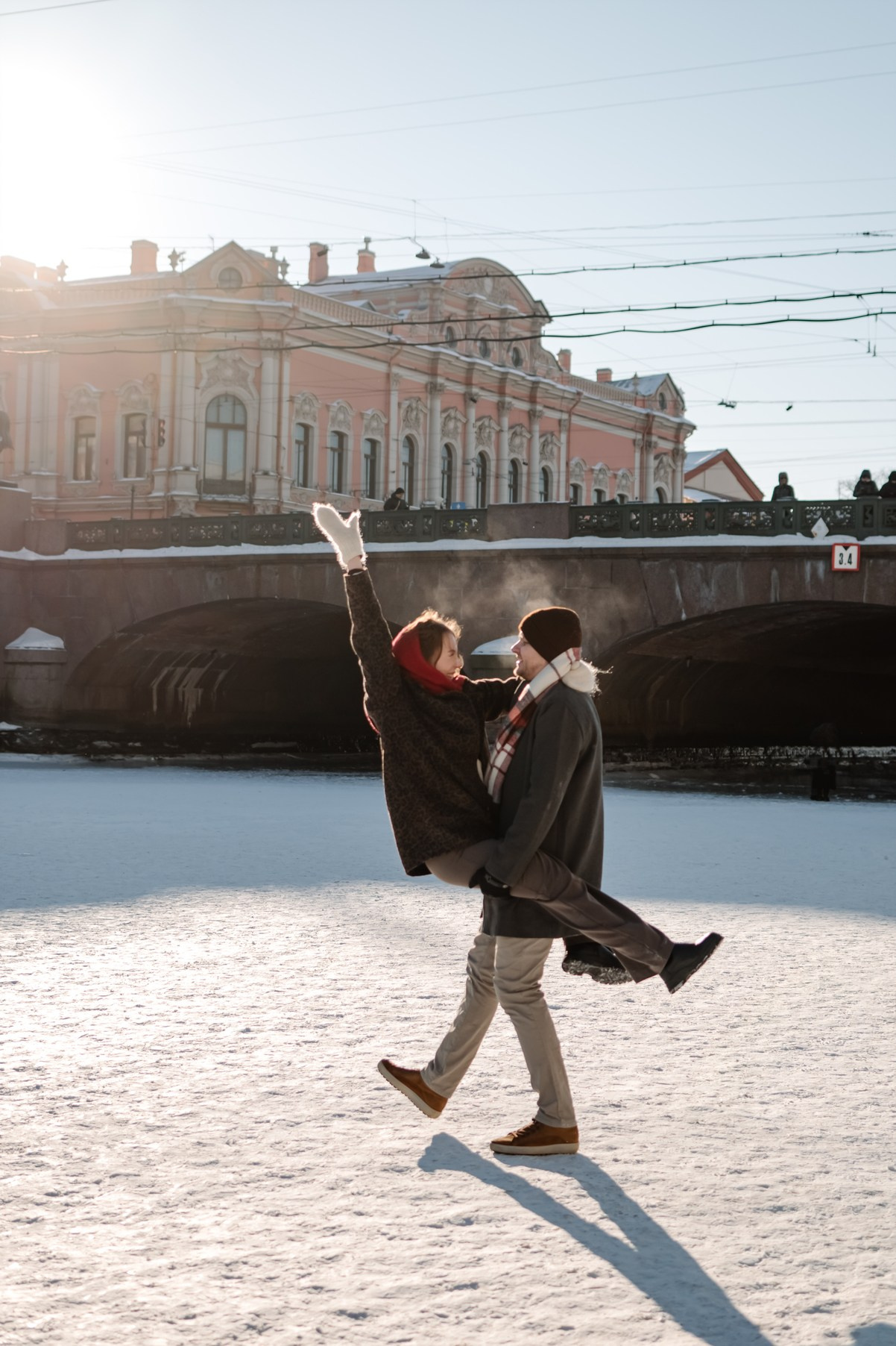 Зимняя прогулка по каналам. Свадебный и семейный фотограф в Санкт-Петербурге (Спб) Елена Худякова