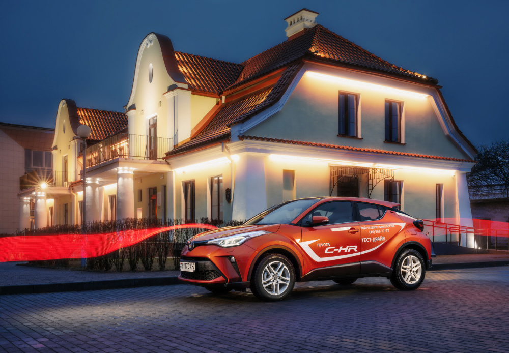 Автомобильный фотограф в Минске, Рекламный фотограф Андрей Бортников, Toyota C-HR / Тойота Chr обзор