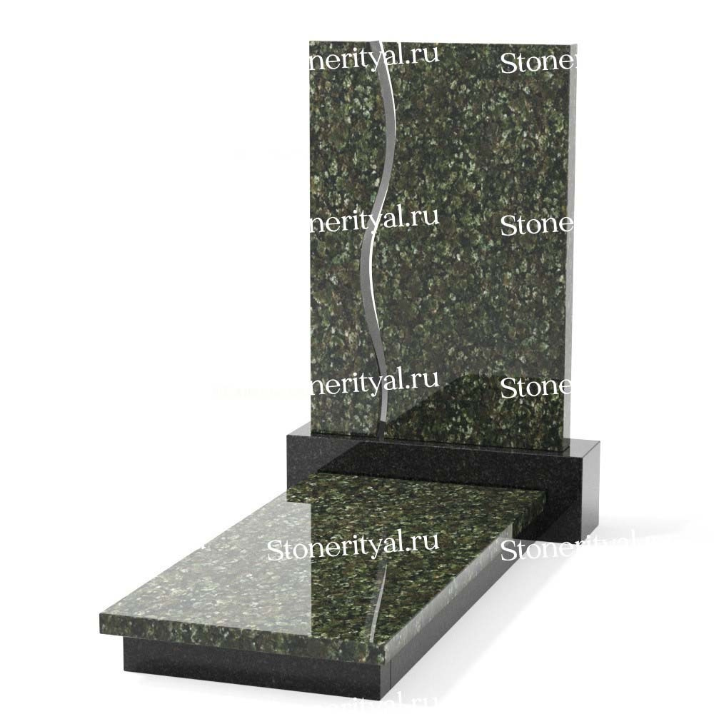 Комбинированные памятники на одного. Изготовление и установка памятников в Москве и МО