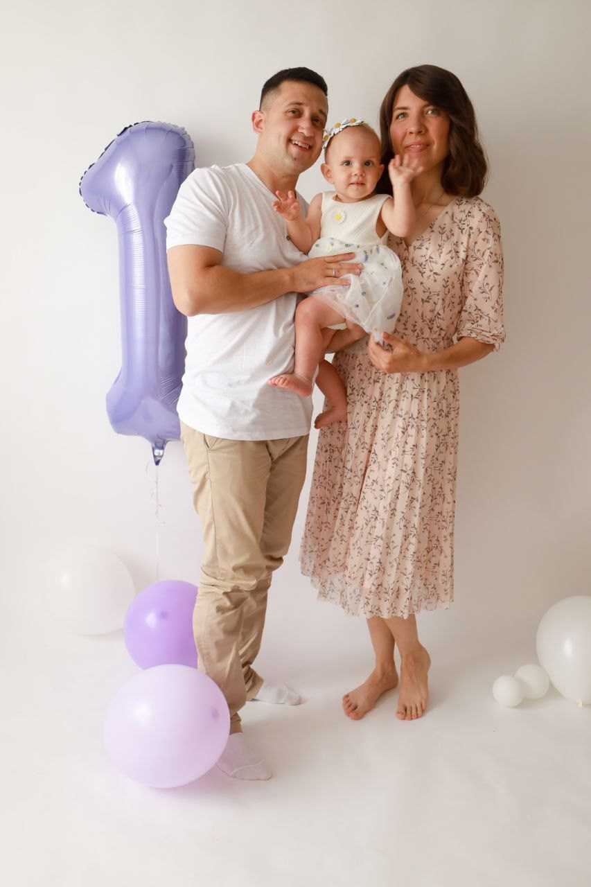 День рождения в студии. Семейный и Детский фотограф в Краснодаре Дарья Насаченко