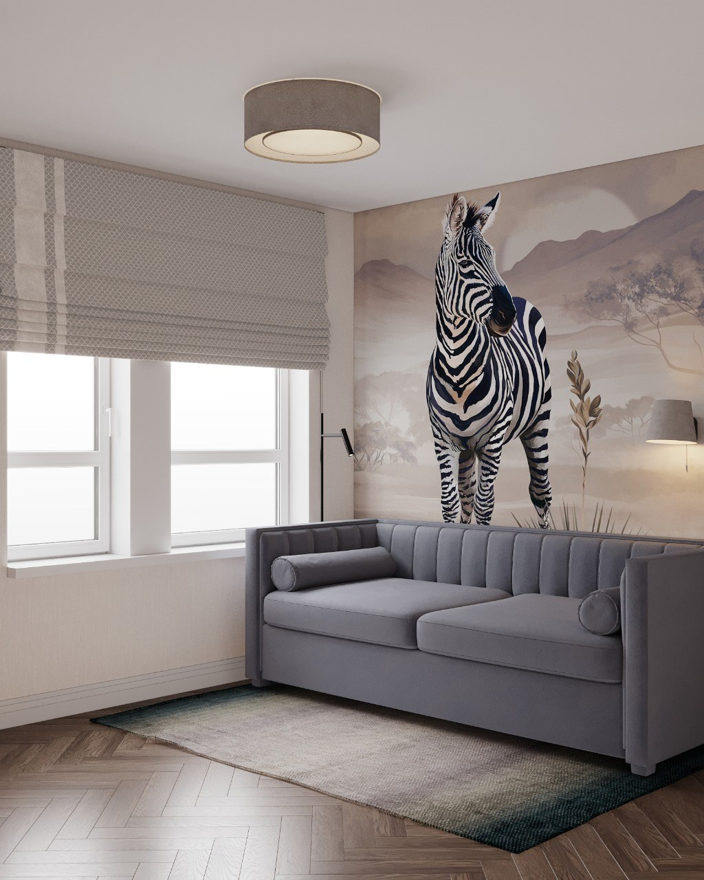 Квартира 98 кв. м., г. Новороссийск. Цель: проживание в летний период времени. Заказчики г. Москва. Дизайн интерьеров, строительство, ремонт домов и квартир в Геленджике