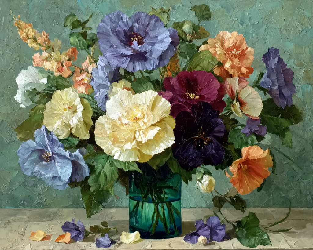 ЦВЕТЫ. Художник Дмитрий Рыжиков