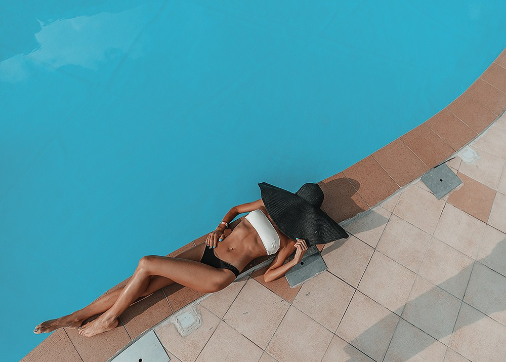 фотосессия у бассейна