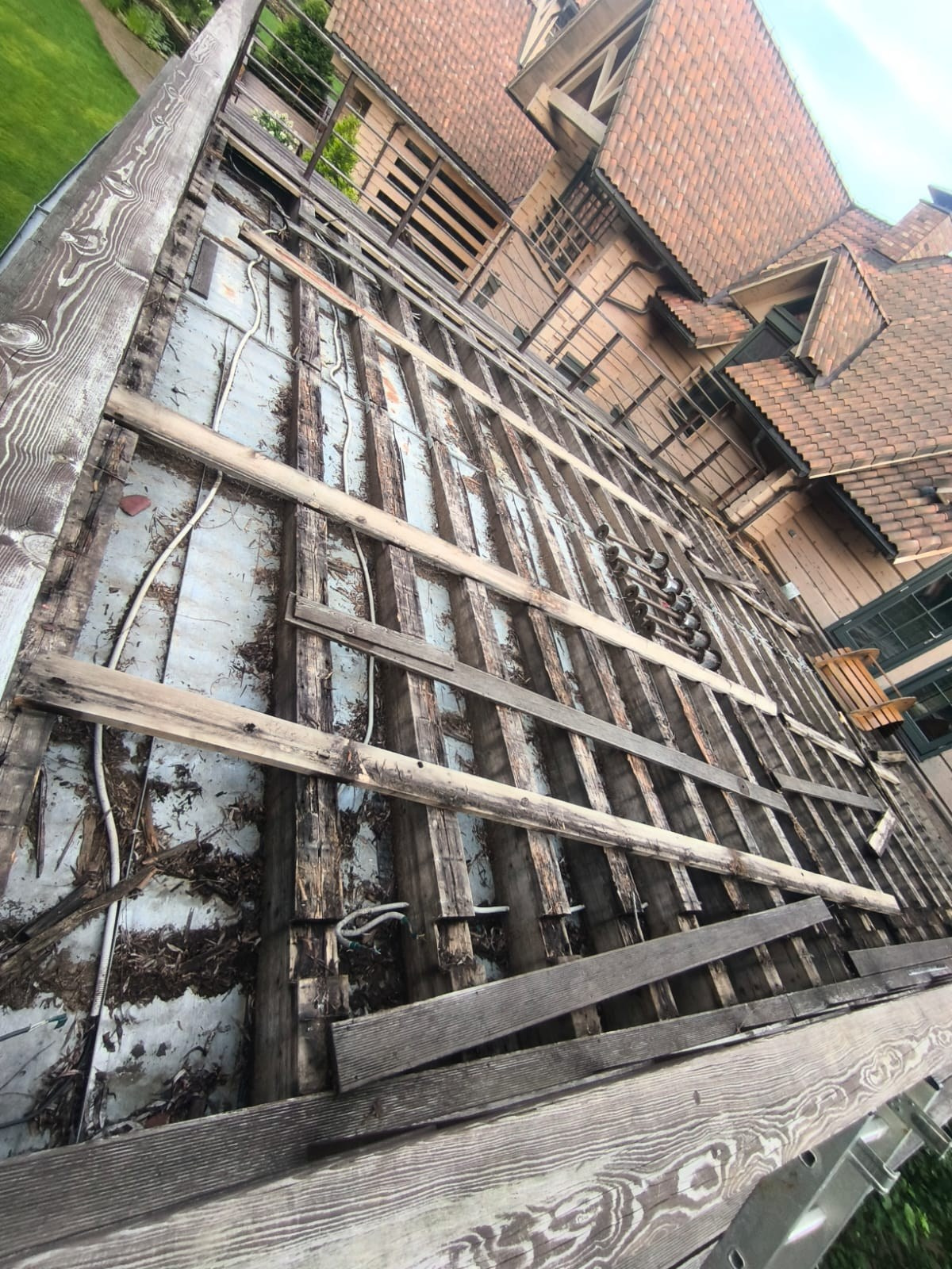 Объект МД-013 КП Графские пруды (полный ремонт террасы). Строительная компания «Милый дом» МД. Москва и Московская область