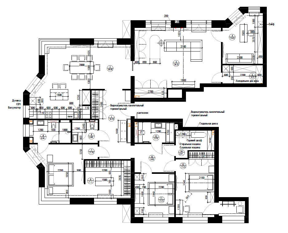 Квартира 200 метров в Жк Spiers. Главная