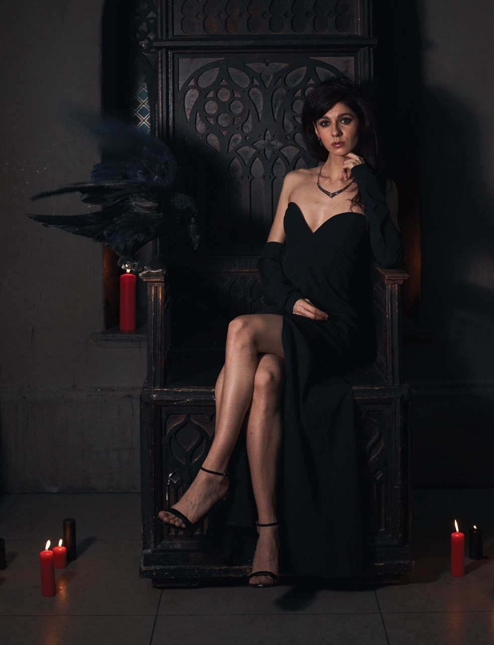 Фотосессия с Черным Вороном. Анна Потявина. Фотограф Москва