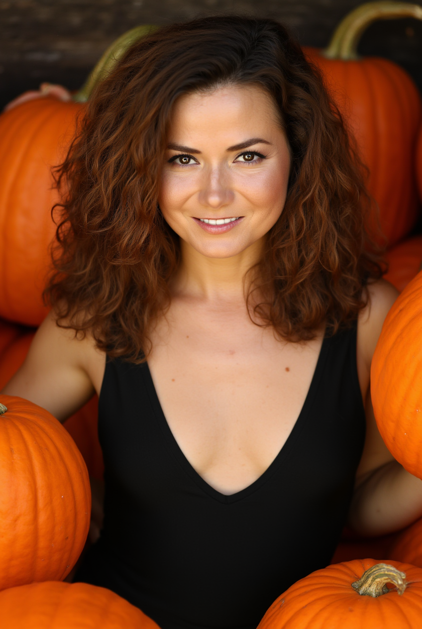 Осенняя фотосессия. AI-фотограф — Ольга Герман. Нейрофотосессии, уникальные цифровые портреты и образы будущего