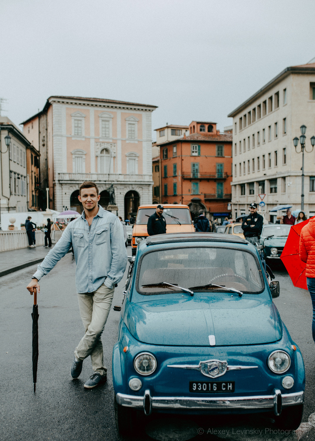 Cinema Italiano or One day in Pisa. Italy. Wedding Event ART Photographer