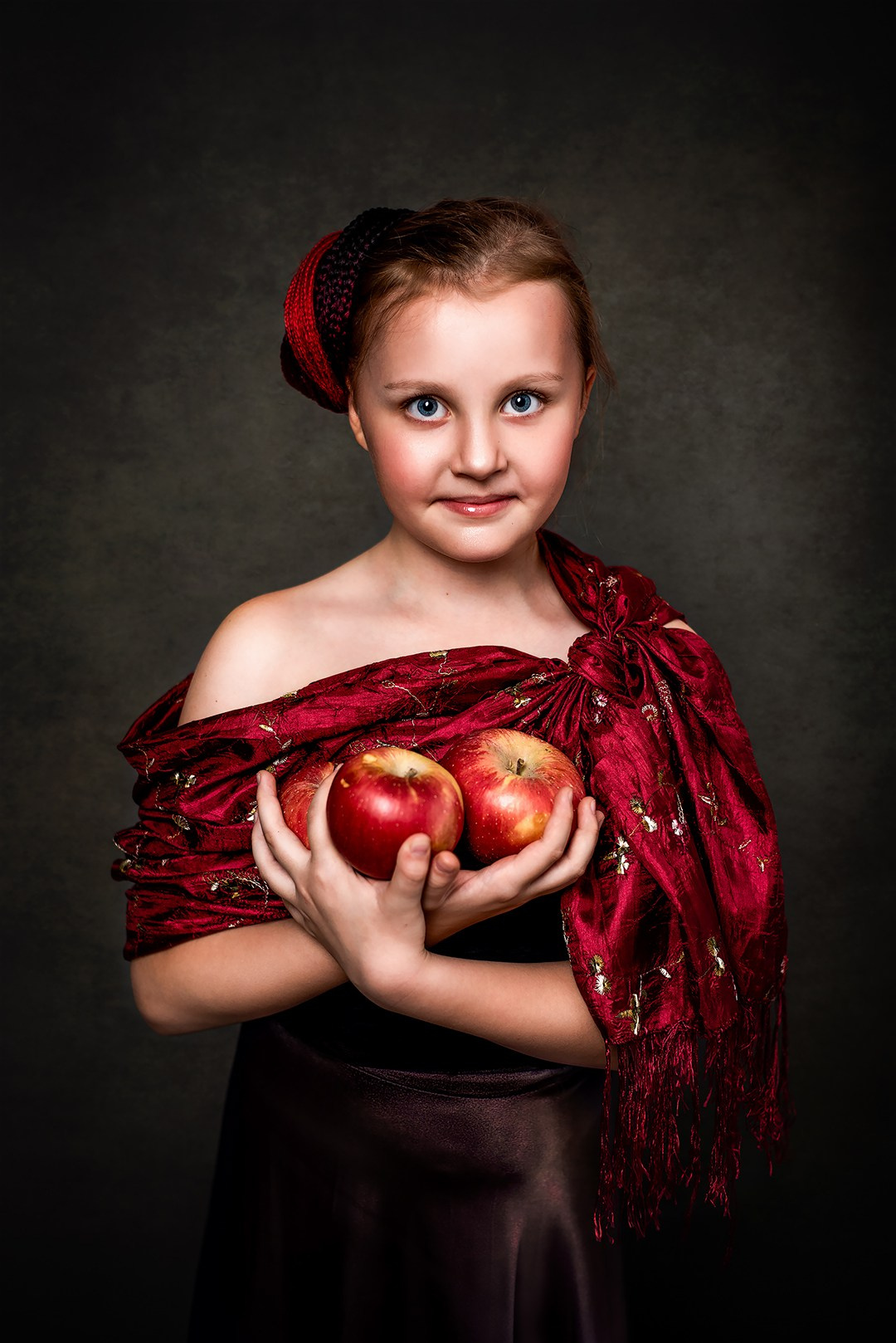 Яблочные дети. School Photographer In Astana Tabakova Natalya