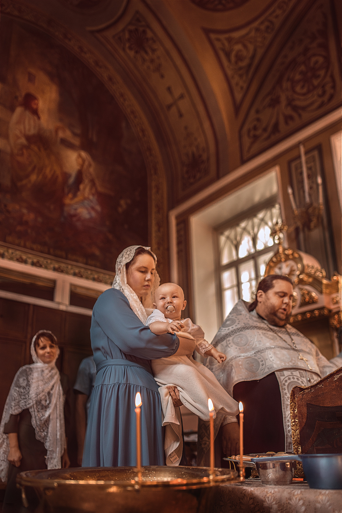 крещение в Преображенском храме в Саввино в Балашихе