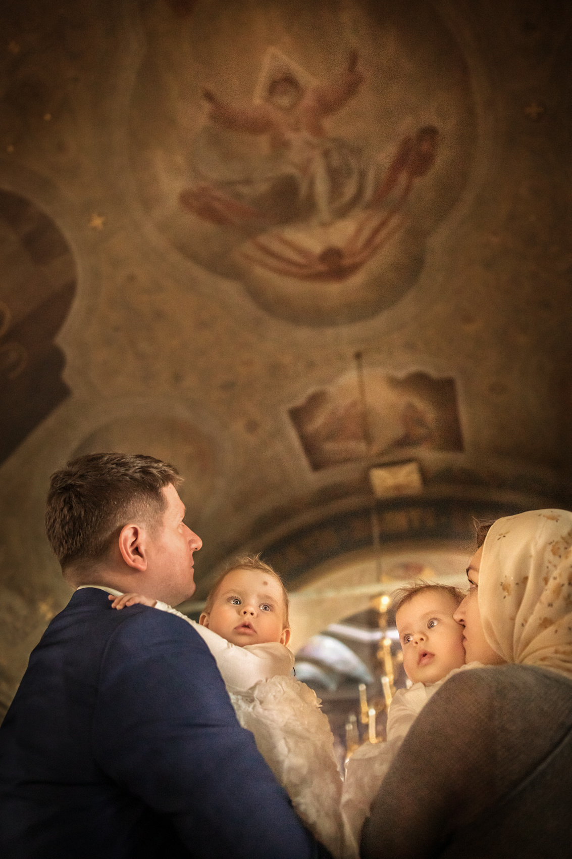 Крещение в Храме Всех Святых во Всехсвятском на Соколе
