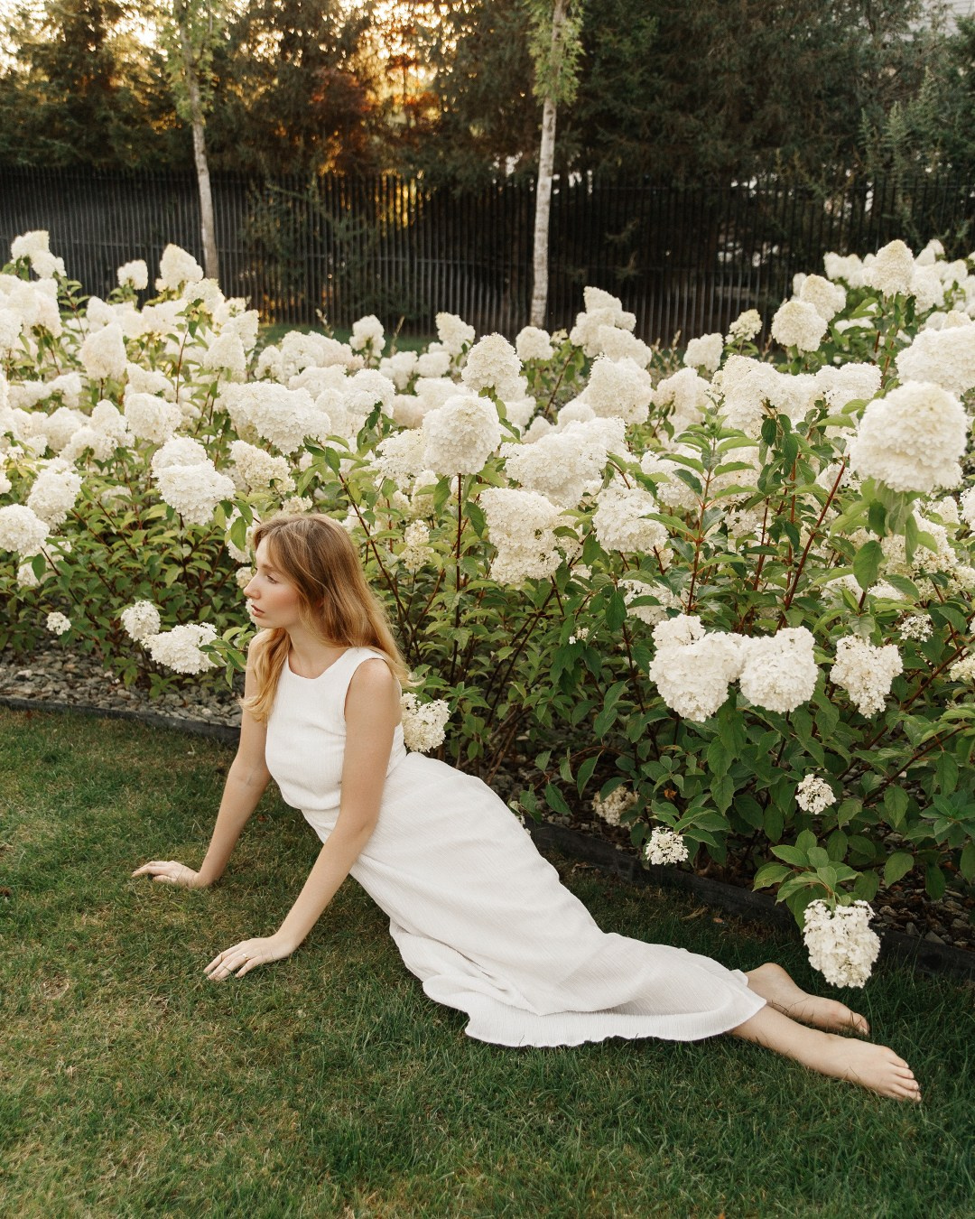 Катя и гортензии. Свадебный фотограф Краснодар Марина Зверева