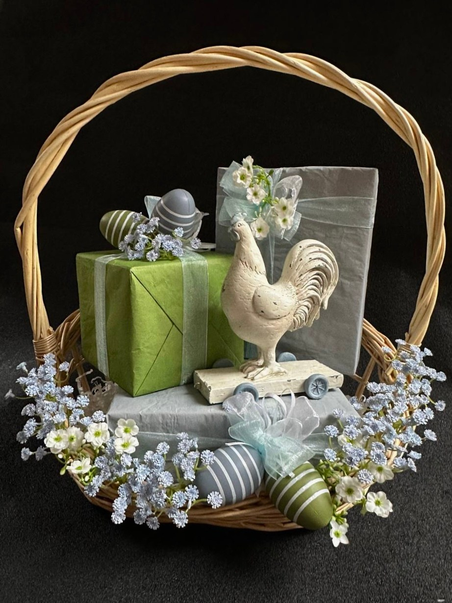 Пасхальная корзинка. Студия подарочных наборов «Владия»