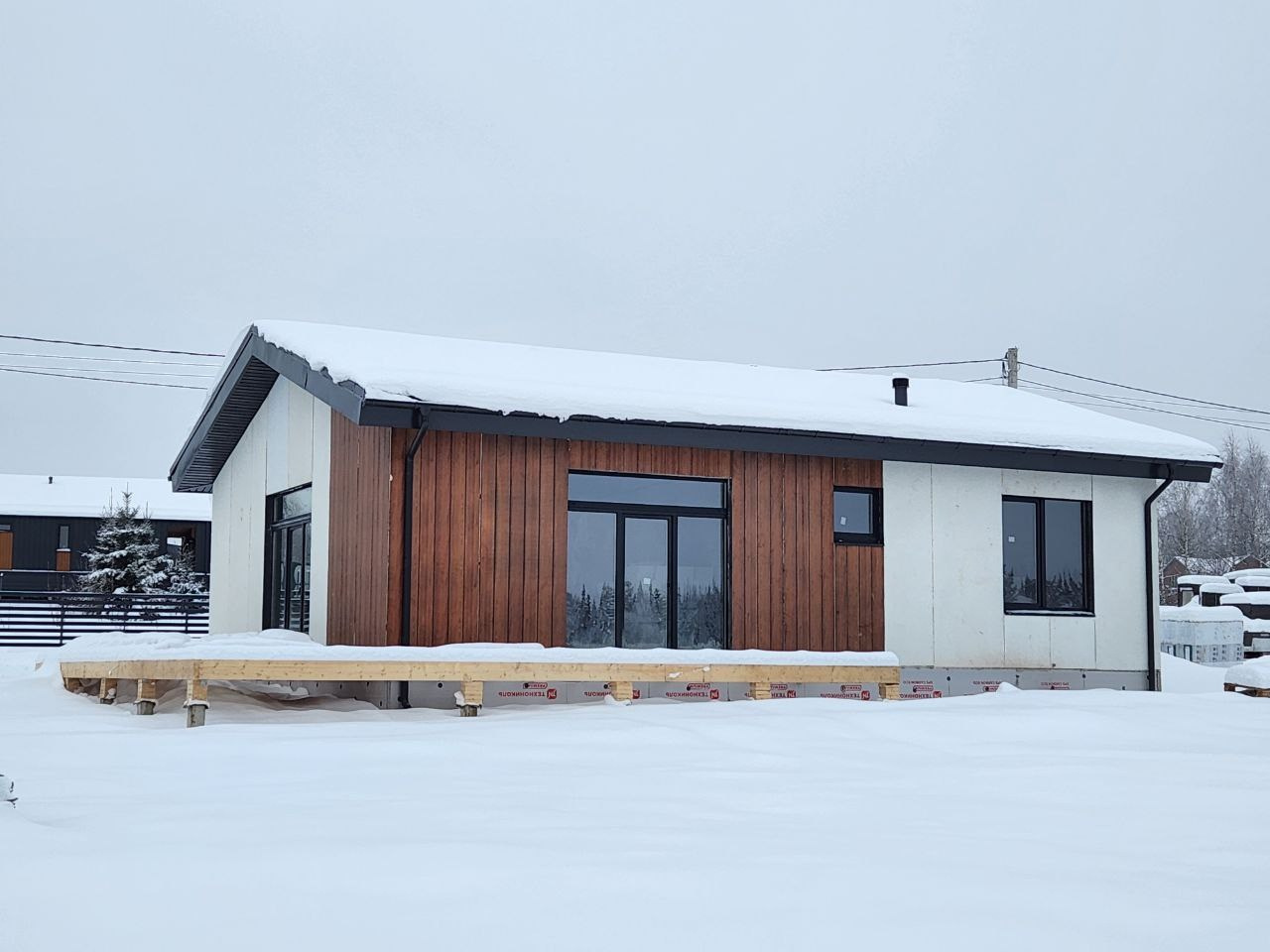 Микеле 80, Московская Обрасть, МО Истра, д. Матвейково, КП Рижский парк. БыстроДом — капитальный дом за 7 дней!