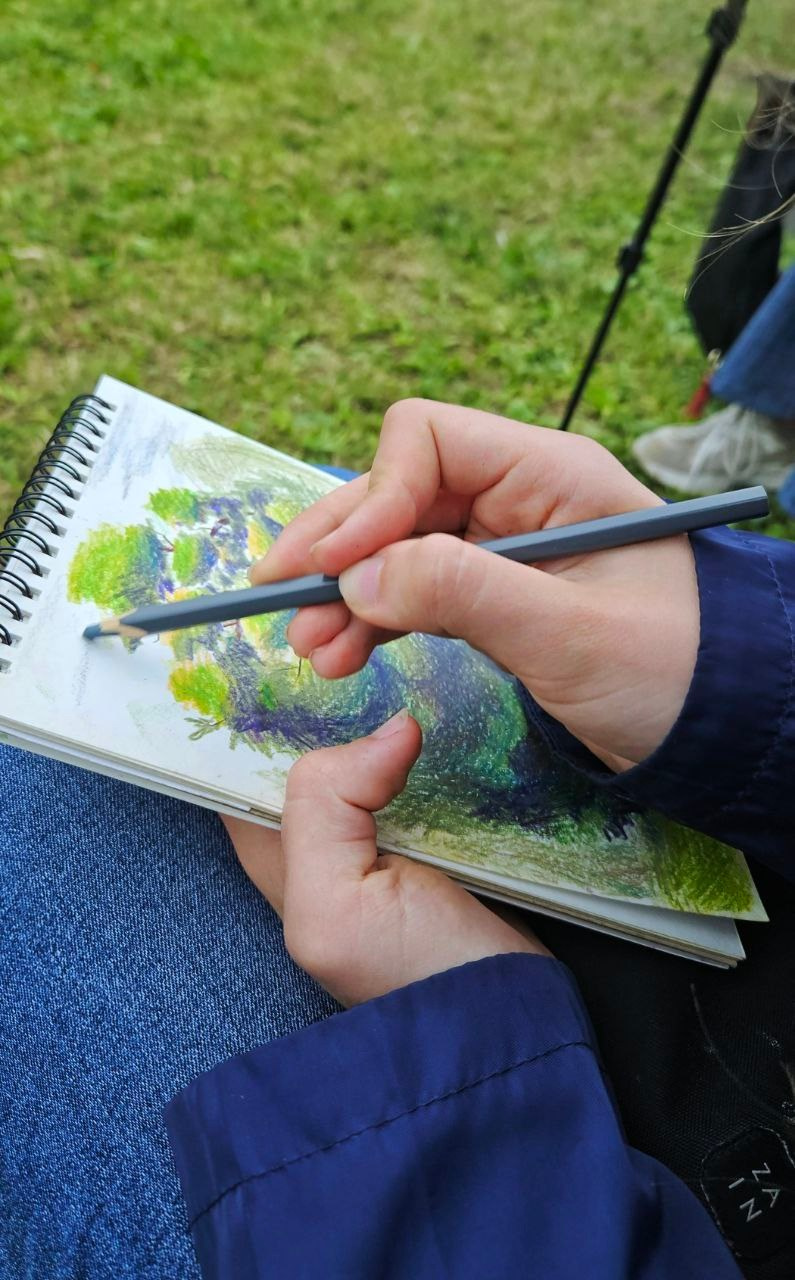 Пленэры в Бутовском парке. Изостудия «Мы рисуем!» ♥ Южное Бутово, Москва