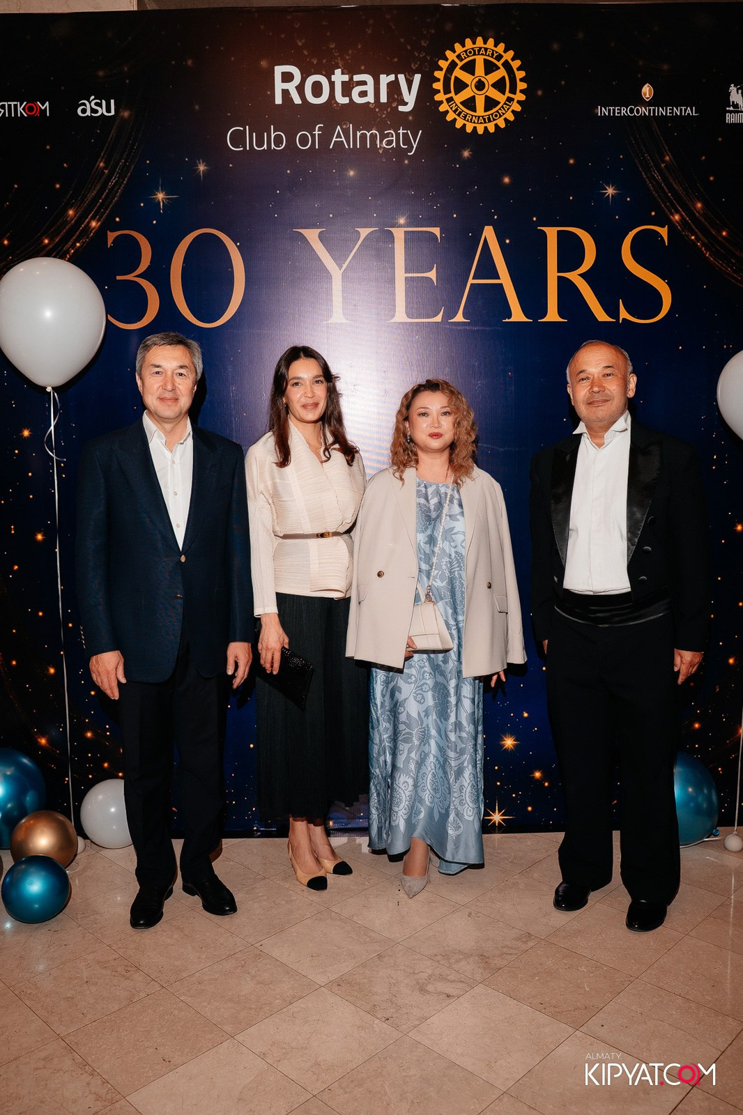 БЛАГОТВОРИТЕЛЬНЫЙ УЖИН В ЧЕСТЬ 30-ЛЕТИЯ ROTARY CLUB OF ALMATY. КИПЯТКОМ АЛМАТЫ!