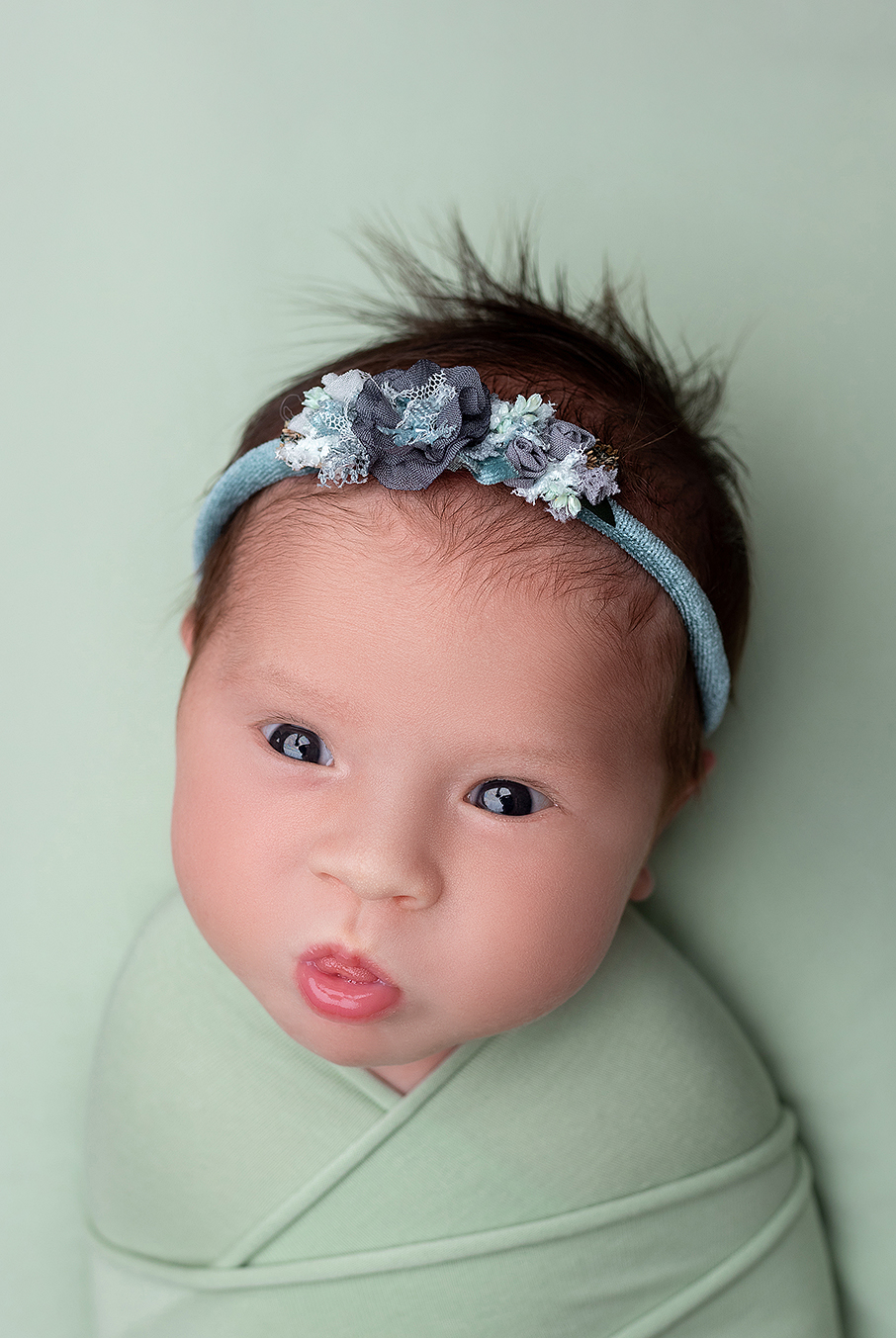 Newborn съемка Анюты. Фотограф новорождённых и малышей до года в Москве и Московской области