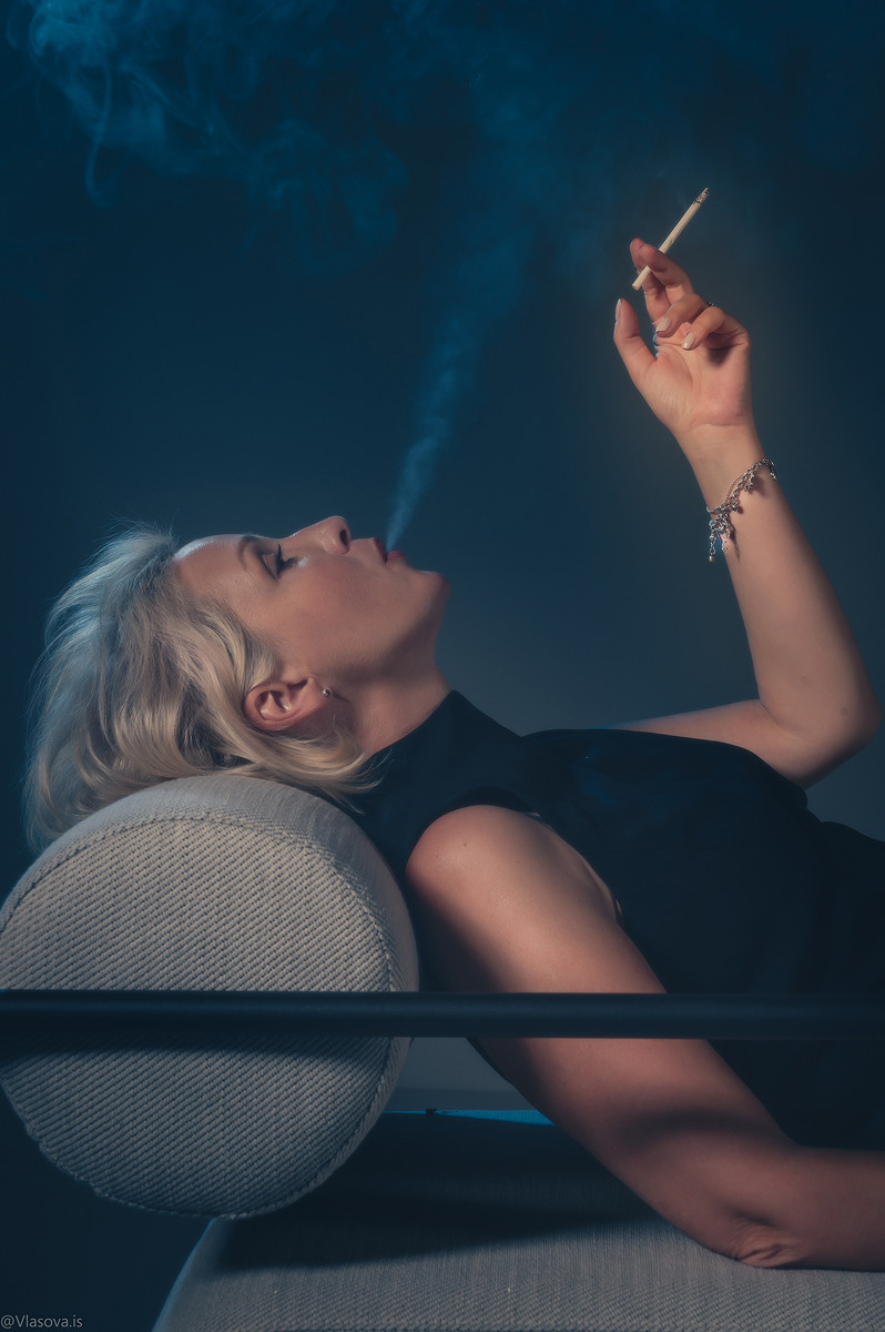 фотосессия с сигаретой