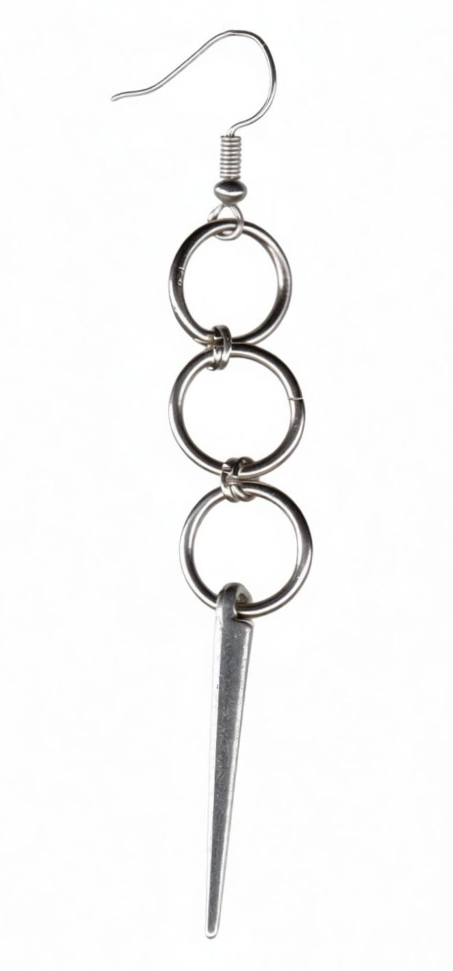 Сережки из кольчуги. Украшения из кольчуги в Москве Соня Спросонья