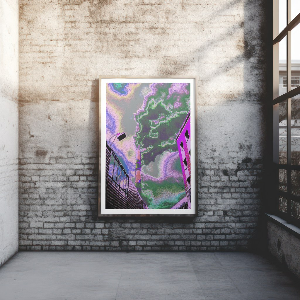 Урбан в интерьере. Glitch Artist Dmitriy Fayvilovich