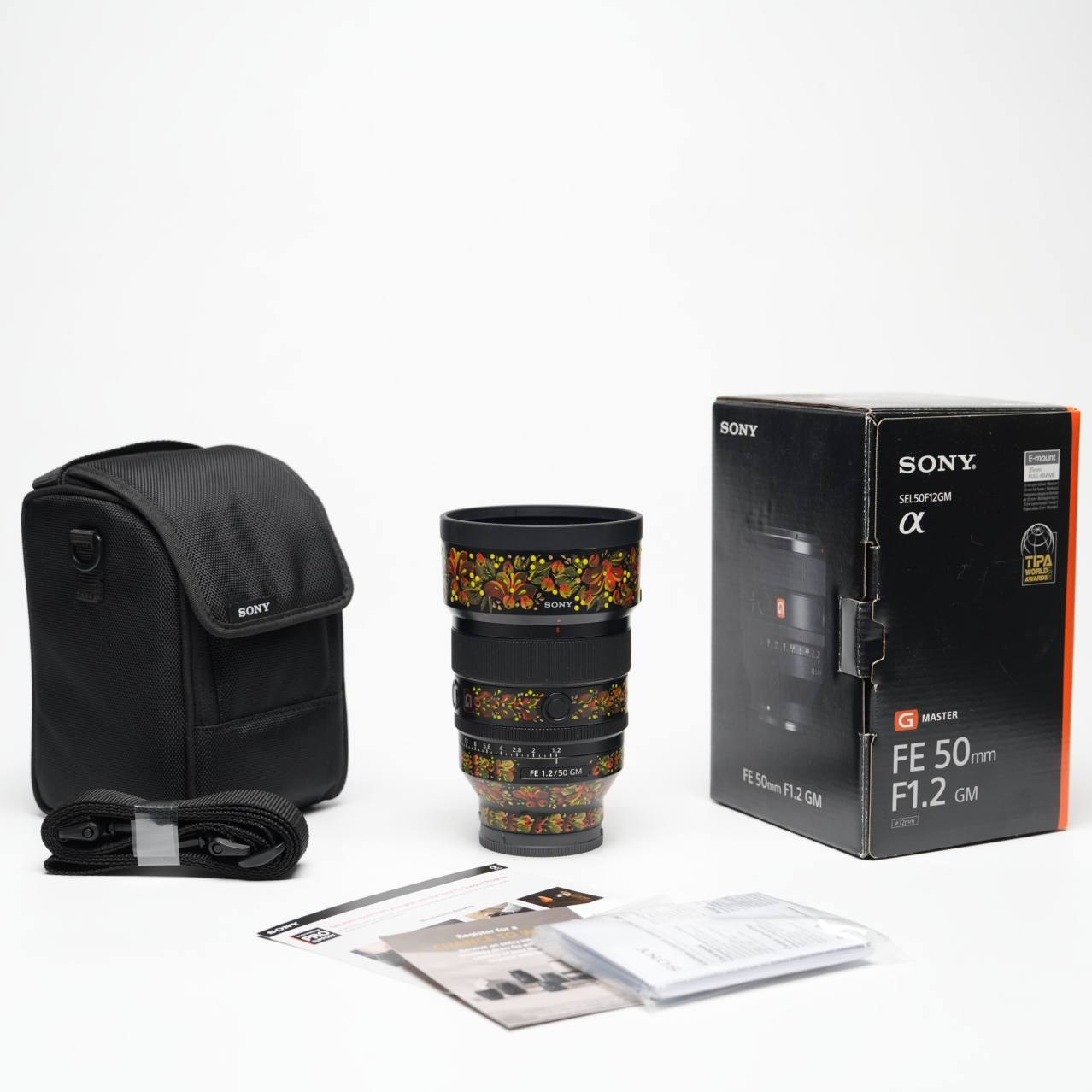 Sony 50 mm f 1,2 GM «Русский стиль». Фото и уникальный кастом объективов