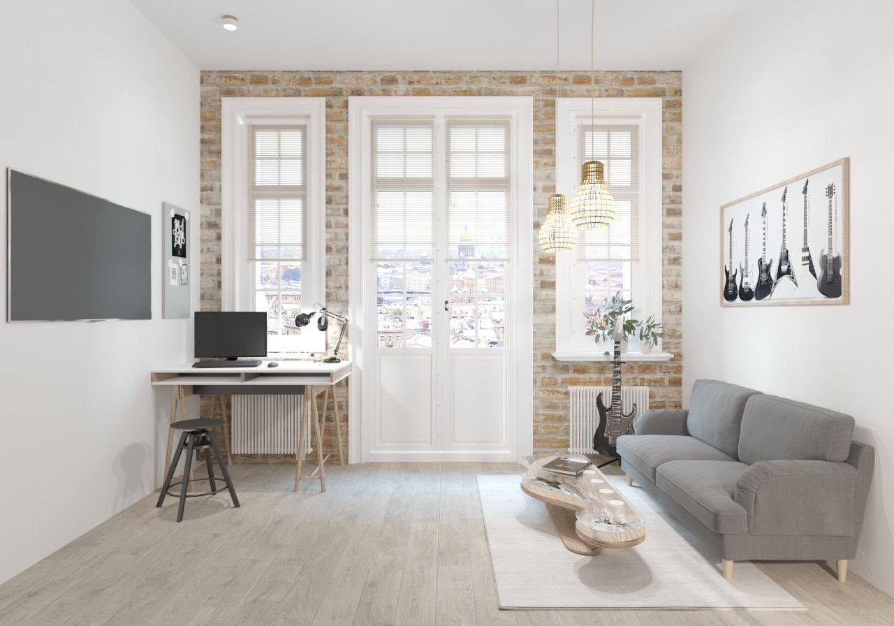 Дизайн проект комнаты. Делаем ремонт квартир в Санкт-Петербурге