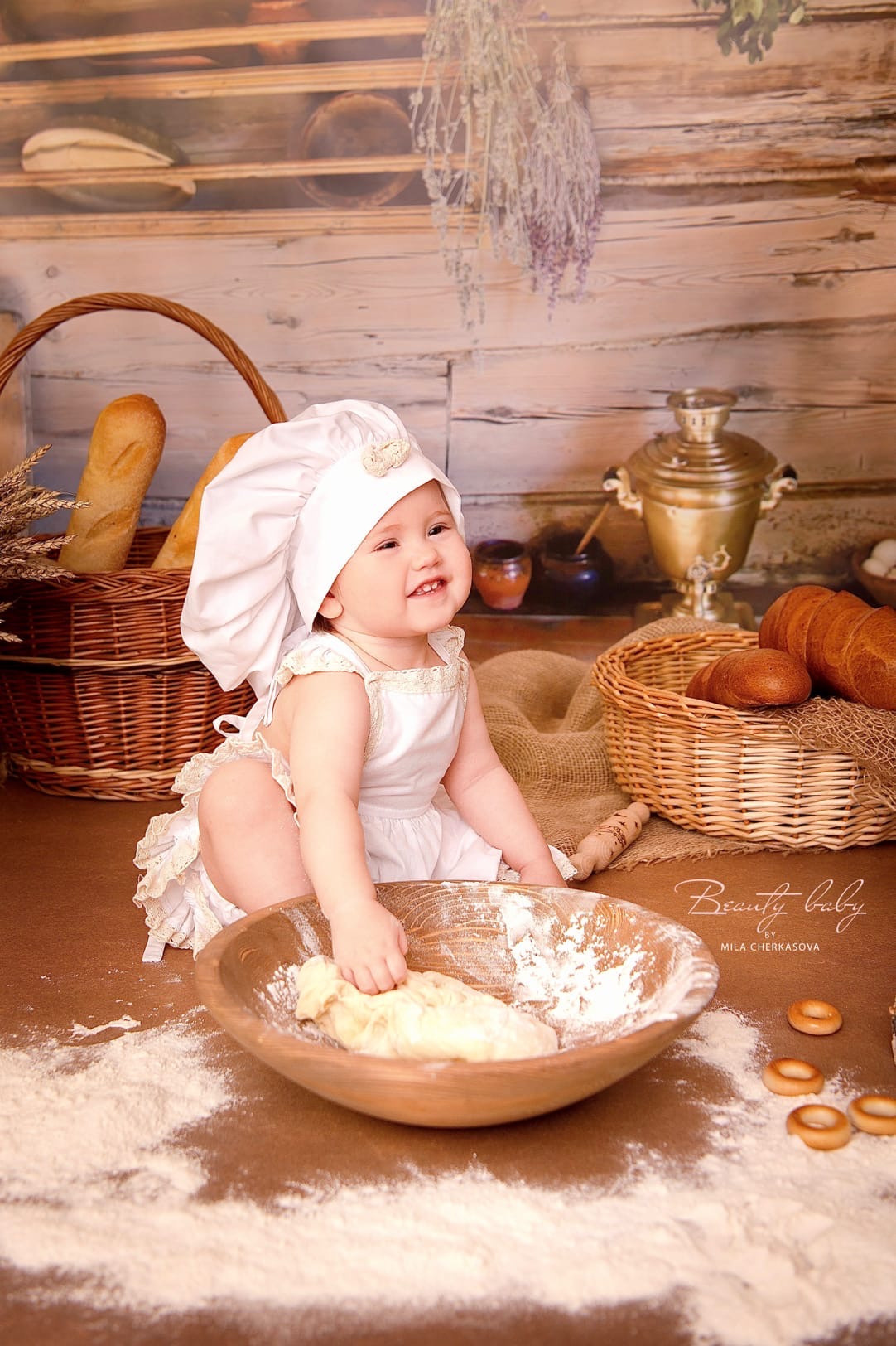 Поваренок. Дарина, годик. Семейный и детский фотограф в Красноярске Мила Черкасова