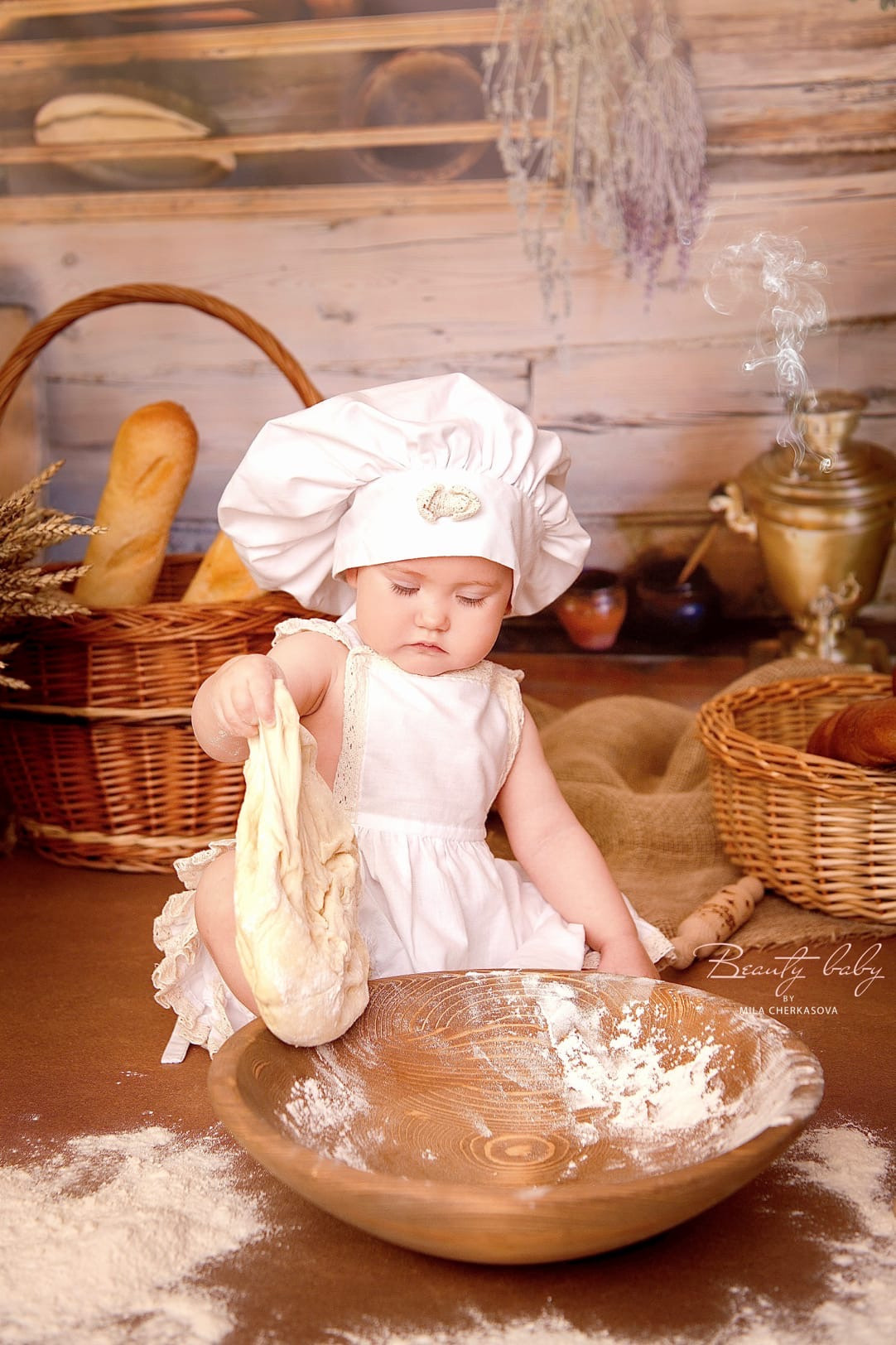 Поваренок. Дарина, годик. Семейный и детский фотограф в Красноярске Мила Черкасова