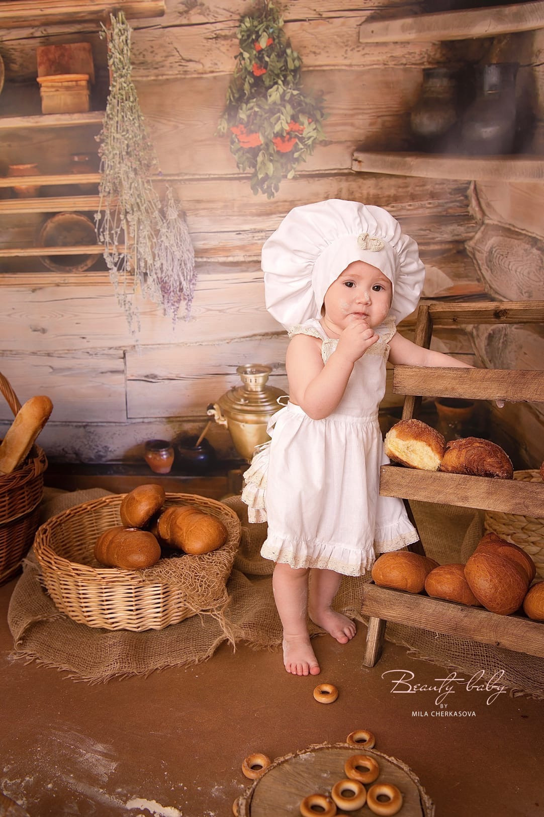 Поваренок. Дарина, годик. Семейный и детский фотограф в Красноярске Мила Черкасова
