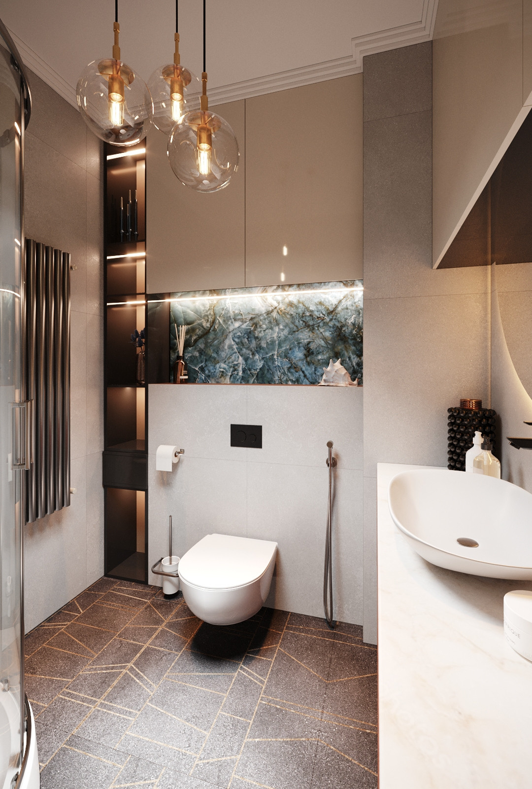 Миниатюрная квартира в Москве. Interior designer Nataliia Iksanova